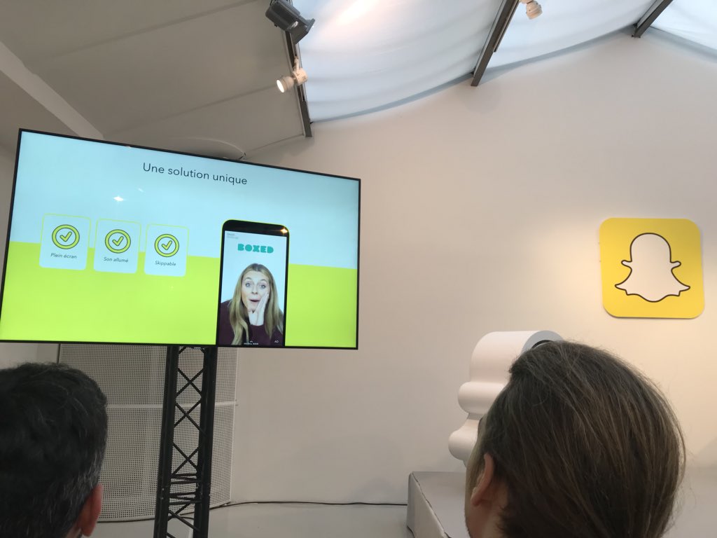 AurelienLT's tweet photo. Snapchat concoit l'ensemble de ses solutions sur mobile :
- Son activé
- Plein écran https://t.co/LE2SnxVUy8