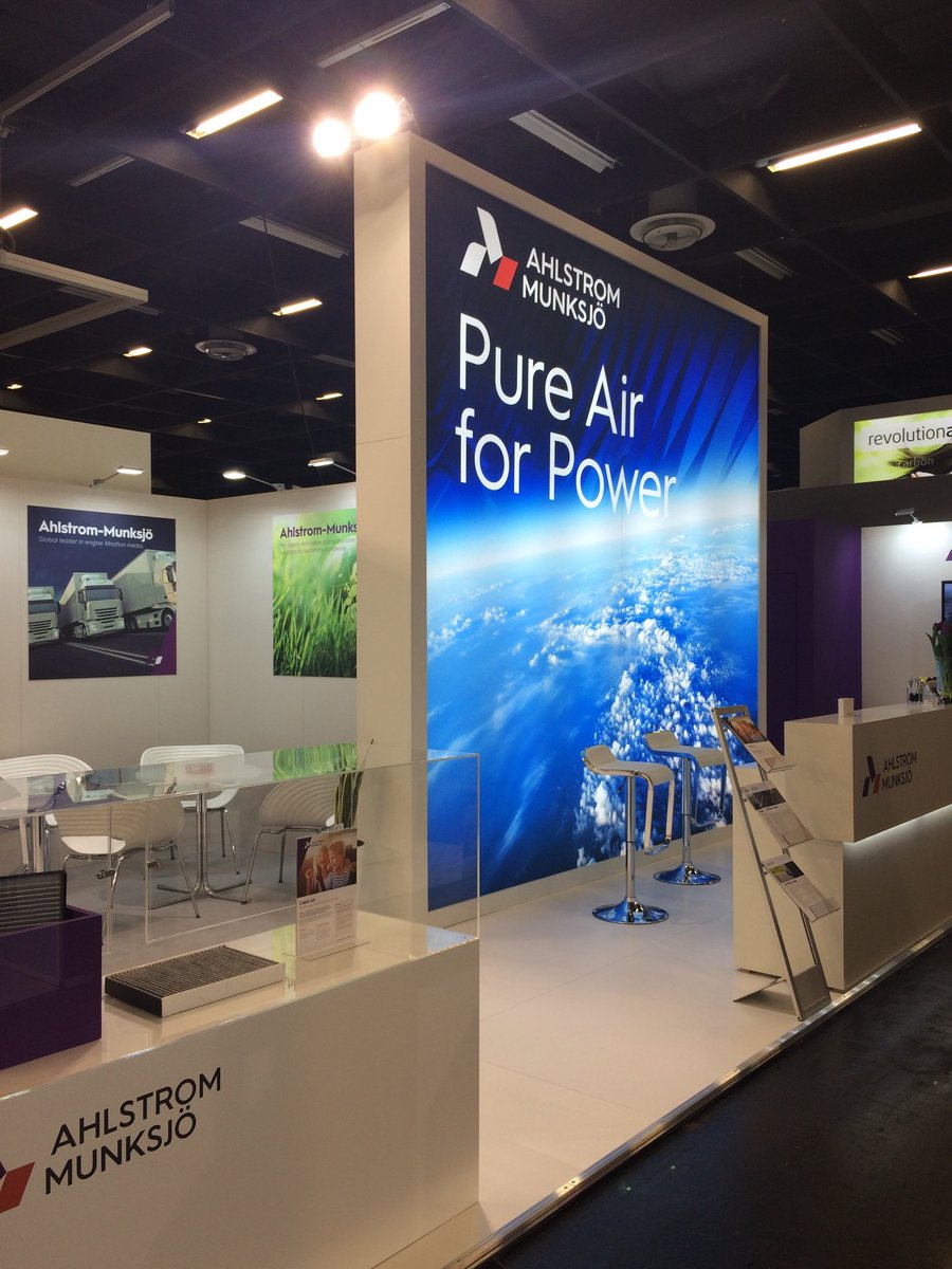 AhlstromGlobal's tweet image. The World’s largest #filtration trade show #filtech starts today in Cologne, Germany. Visit our stand C6 at Hall 11.1 and find out more about our unique filtration solutions, and especially new Ahlstrom-Munksjö Trinitex® Advance product family #PureAirForPower #imaginefiber