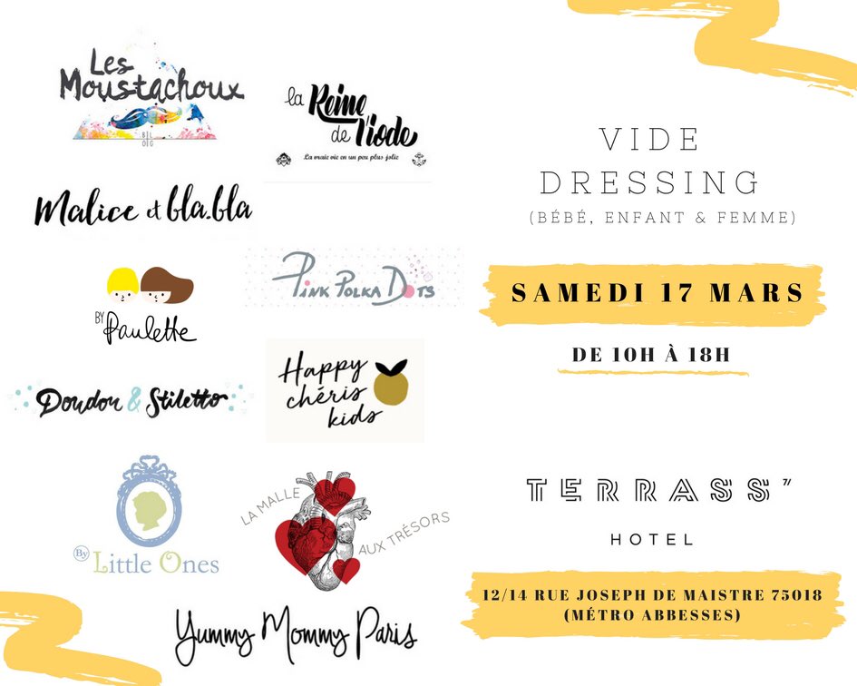 On vous voit samedi à notre grand vide dressing ?
