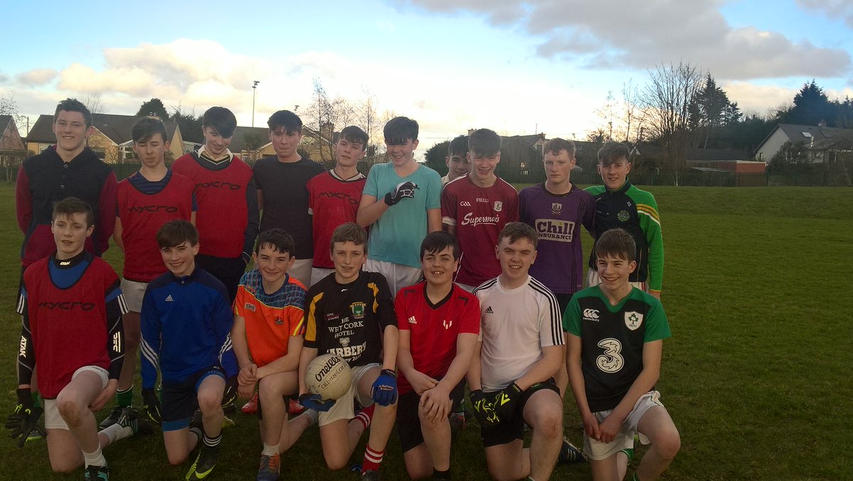 After training in MICC Dunmanway u16 team . PP SCHOOL Coaching Partnership Sponsored by <a href="/carberygaa/">Carbery GAA</a> <a href="/CorkGAACoaching/">Cork Gaa Coaching & Games</a> .