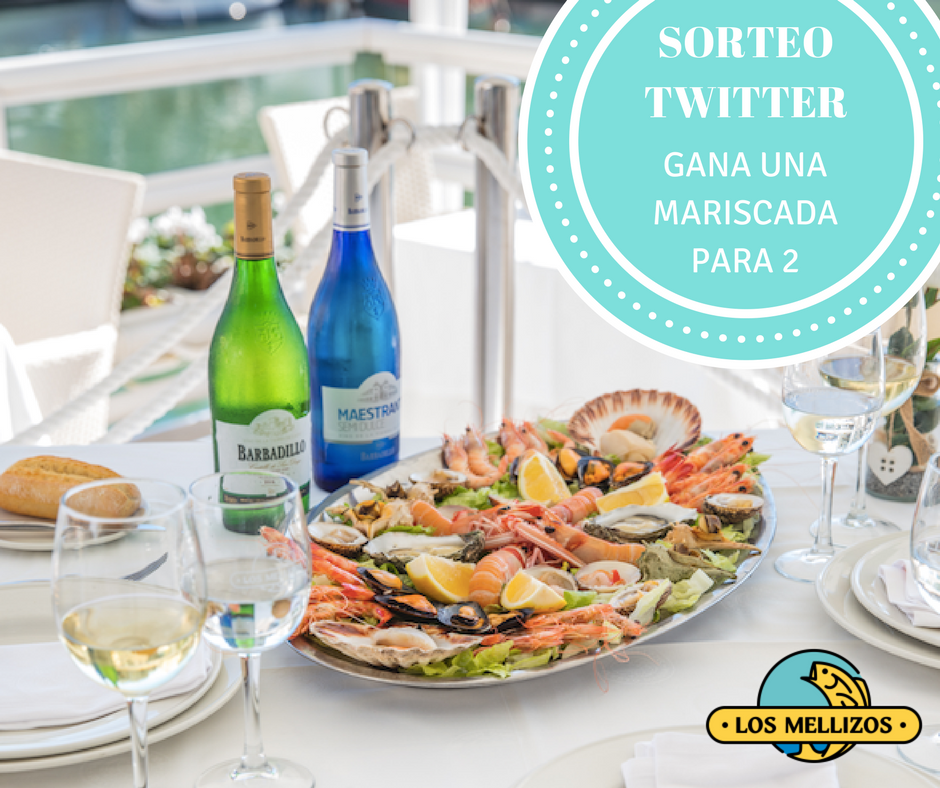 MellizosGrupo's tweet photo. #SORTEO | ¿Quieres ganar una MARISCADA ESPECIAL para 2 en #LosMellizos? Tan solo tendrás que seguirnos @MellizosGrupo y darle a RT a este tweet. 
El día 20 de marzo publicaremos el ganador/a ¡Suerte! https://t.co/P07oomBkF4