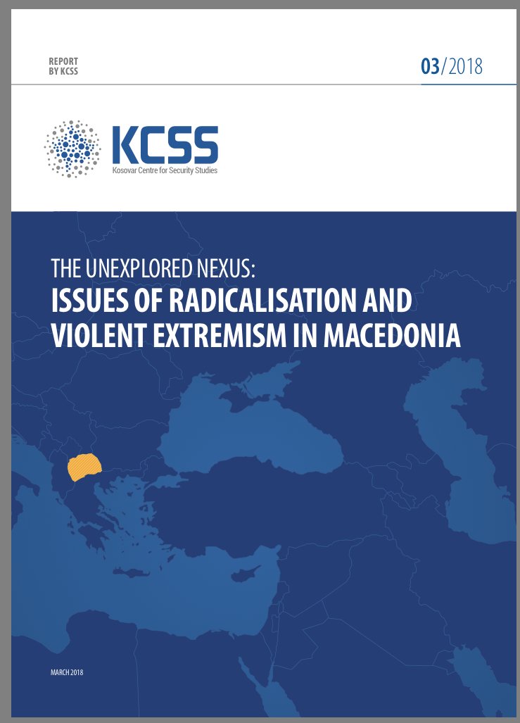 @KCSSQKSS just launched a report on #CVE & #PVE in #Macedonia after extensive ground research. I have co-authored the report w/@skenderperteshi whereas we are grateful to number of KCSS staffers for support. Gratitude to @BalkanTrust for financial support qkss.org/repository/doc…