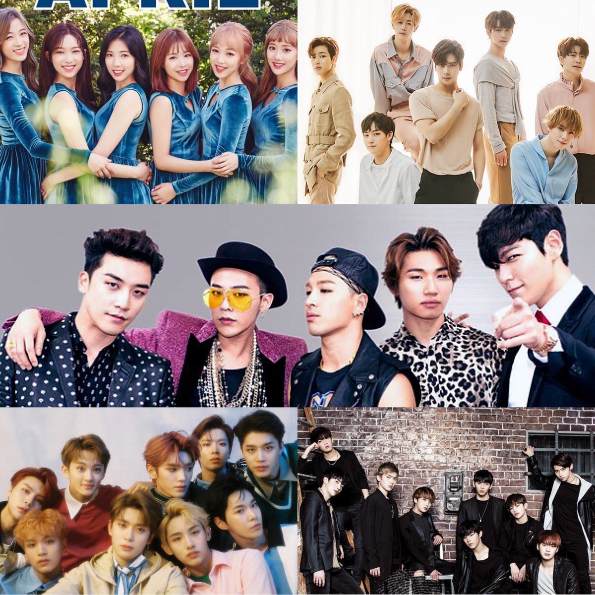 Kpop_Comebacks's tweet photo. 《Week Mar 11 - 17》
12 #April The Blue Bird
12 #GOT7 Look
13 #BigBang Flower Road
14 #NCT Touch
15 #UP10TION Candyland https://t.co/oyKzAZeLqx