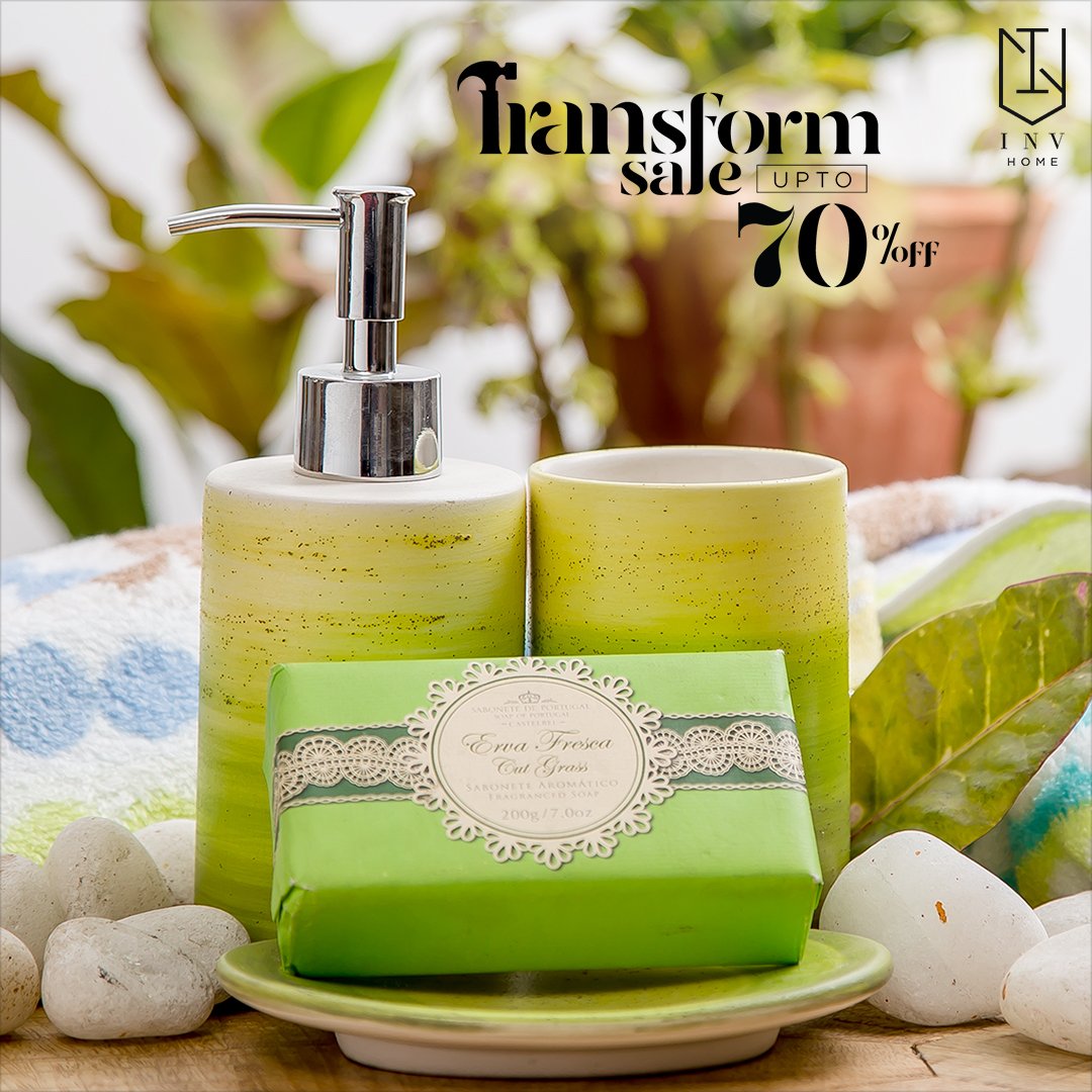 INVHomeDecor's tweet photo. #INVHome Let your morning start on the luxuriously refreshing notes of nature. Explore from our nature inspired essentials. SALE UPTO 70% OFF on your favourites with the TRANSFORM SALE: https://t.co/3Rx2rK9rwc
#HomeDecor #SpaDecor #Interiors #Design #Spa #BathDecor https://t.co/yZpYjPbpDX