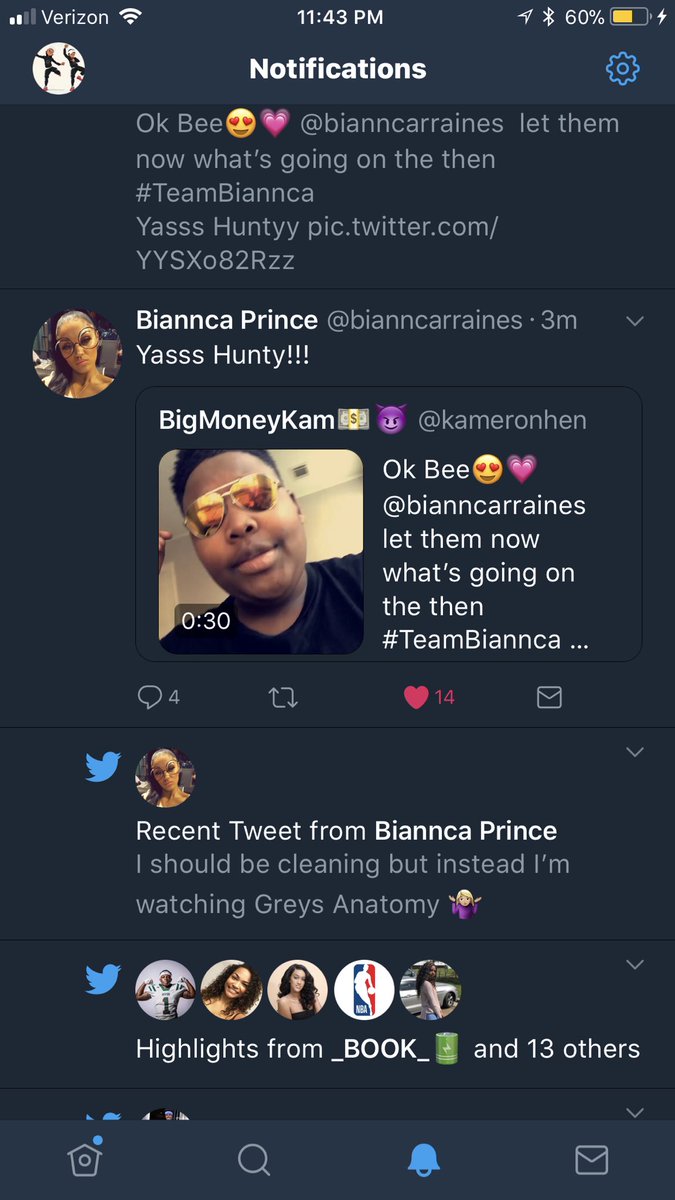 kameronhen's tweet photo. Yasssssssssss!💓😍she saw it..I love you @bianncarraines and it’s always and always will be #TeamBiannca https://t.co/Ine4hc4RBx