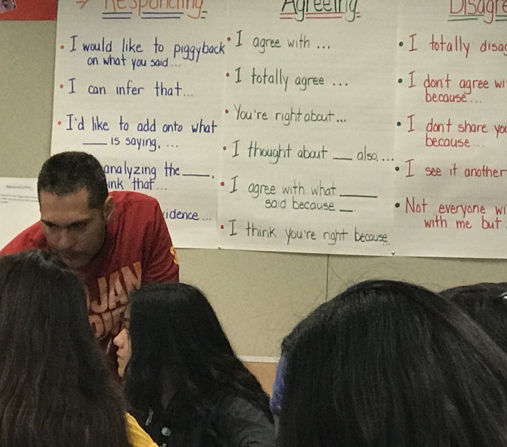 dsusdAVID's tweet photo. Wonderful day at DRA! AVID Center coach, Alida Lucas observed Mr. Rojo’s Excel classes and left impressed. College&Career Gallery Walk, GOOGLE Classroom ?s, WICOR partners, Partner A/B walk around...Kids were amazing. Great job! #DSUSDpride #ThisisAVID #dsusdAVID #ALLmeansALL https://t.co/HjEy4PmPZF