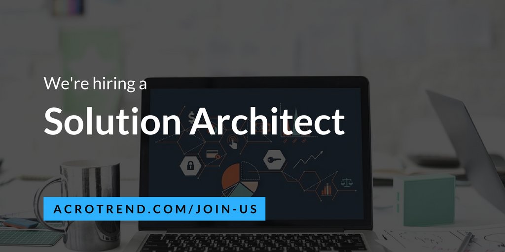 We’re looking for an experienced Solution Architect to join the Acrotrend family in #London: buff.ly/2tl80DI #hiring #jobs #careers #job #jobhunt