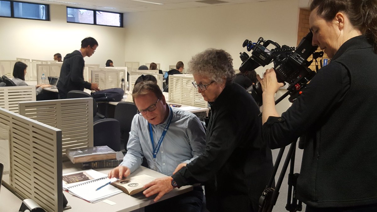 CommMitch's tweet photo. Great time today helping out @MonashPharm film some footage for an uncoming #WW1 documentary that focuses on the contributions of #pharmacists to the Australian war effort. https://t.co/EChXG1igdK