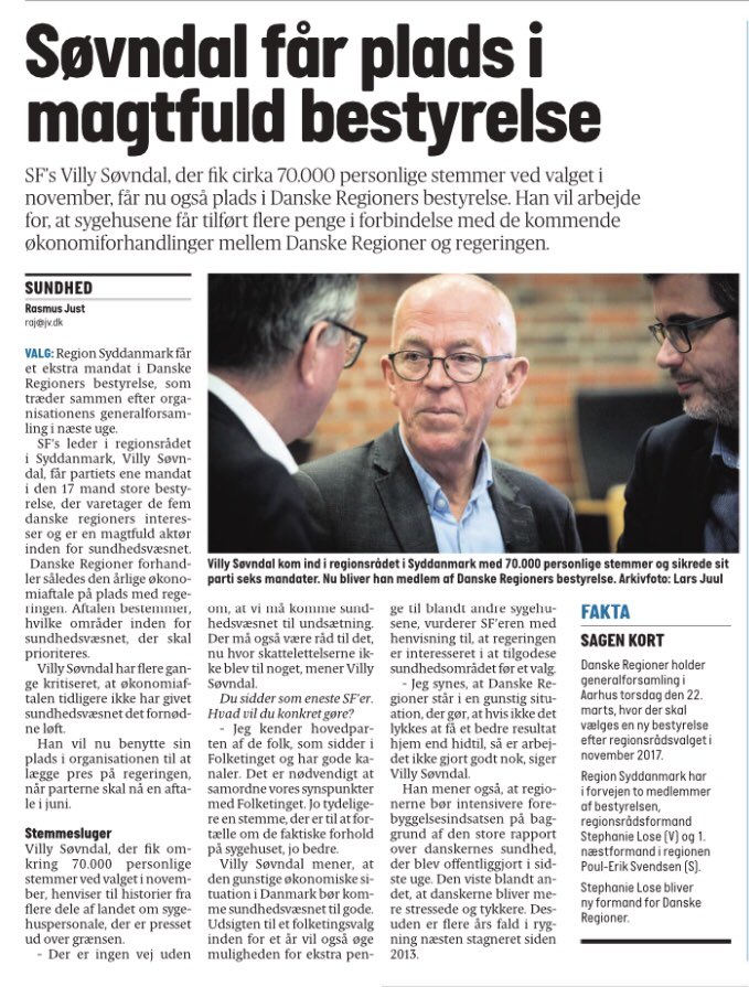 MF_K_Lorentzen's tweet photo. Tillykke til @villysoevndal! 70.000 stemmer omsættes til endnu mere indflydelse! https://t.co/w2MPPRJ5Rw