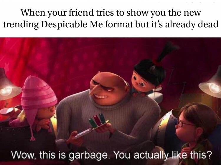 Dank Memes on X: The REAL Gru meme  / X