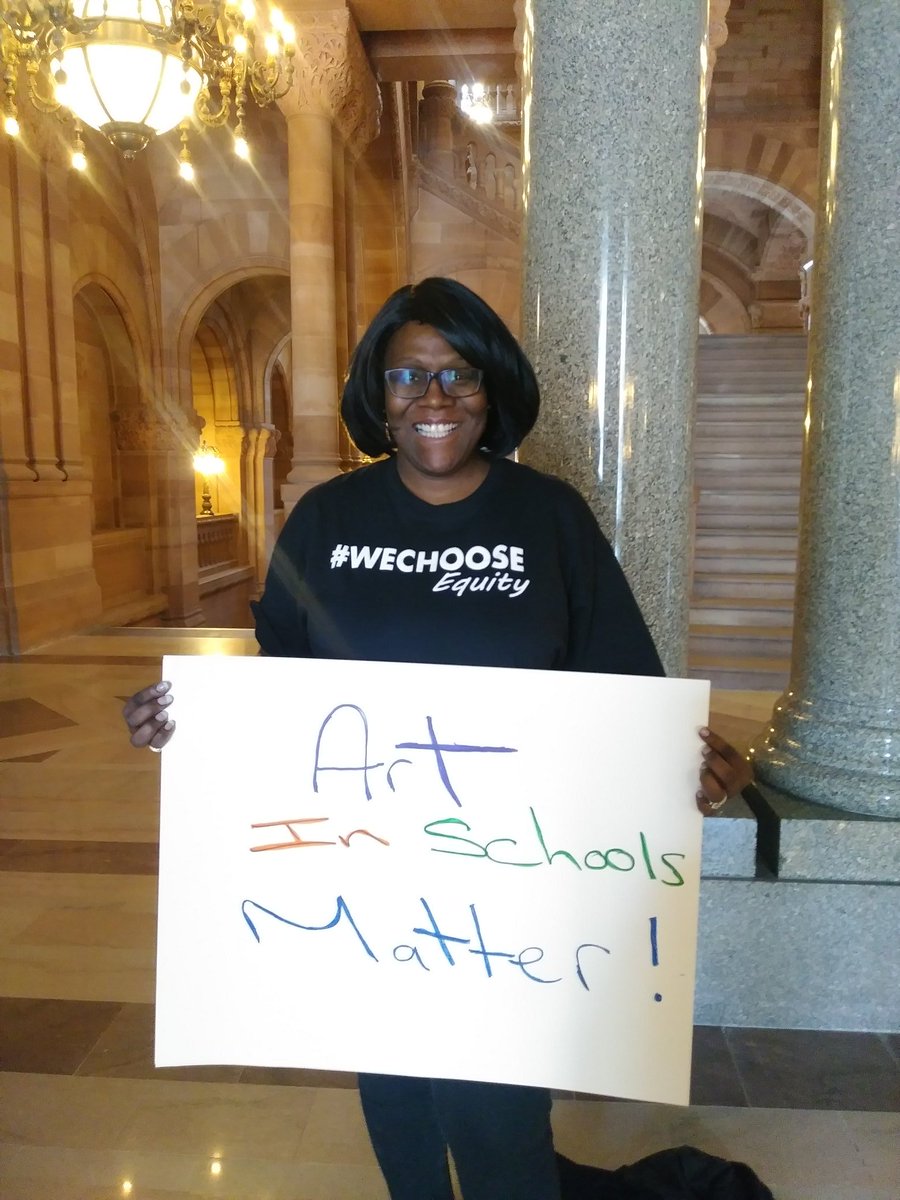 1rose1wolf's tweet photo. Yesterday we were in Albany demanding the Governor fund CFE! 12 years now and still not fully funded! Leadership changes are overdue! Thank you @AQE_NY for continuing the fight. We will always advocate for our children! https://t.co/L5pwP03k3C