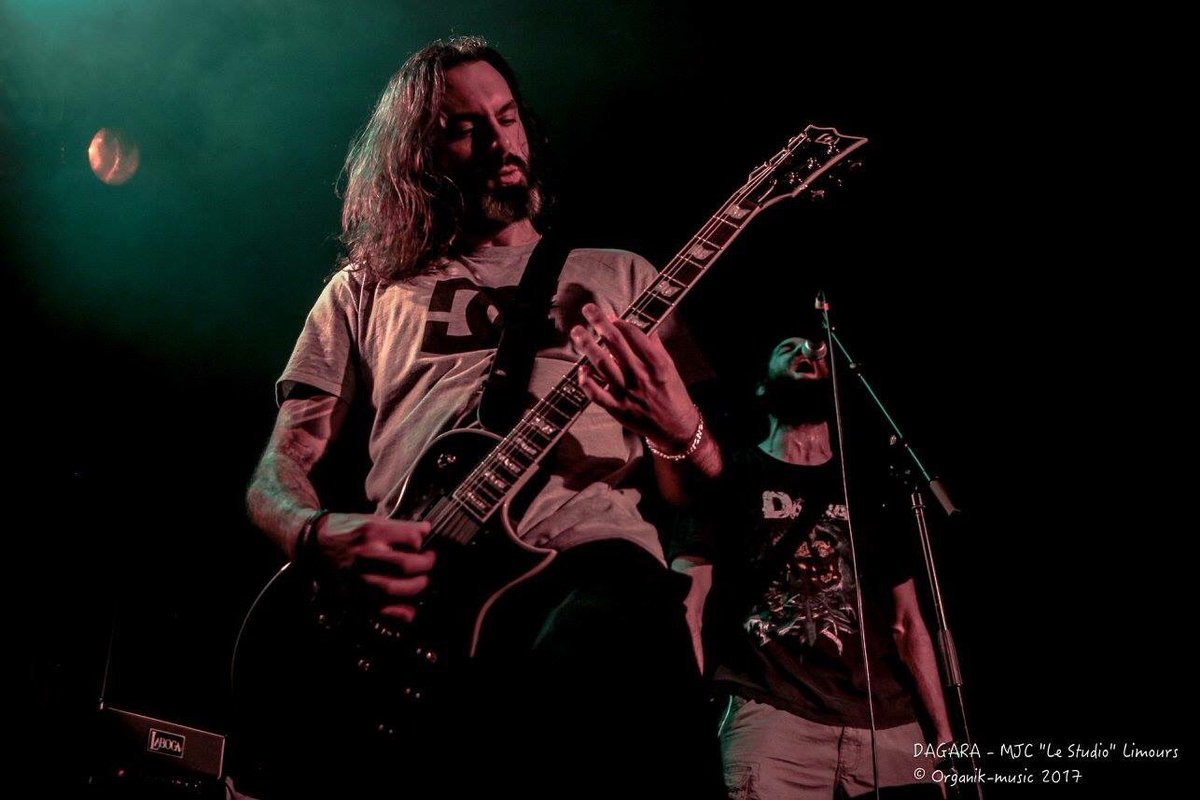 DagaraOfficial's tweet image. Photo by @organikmusic .
.
#dagara #reminiscence #newalbum #concert #metal #frenchmetal #guitar #ltdeclipse #emg #band #live #show #stage #tour #gig