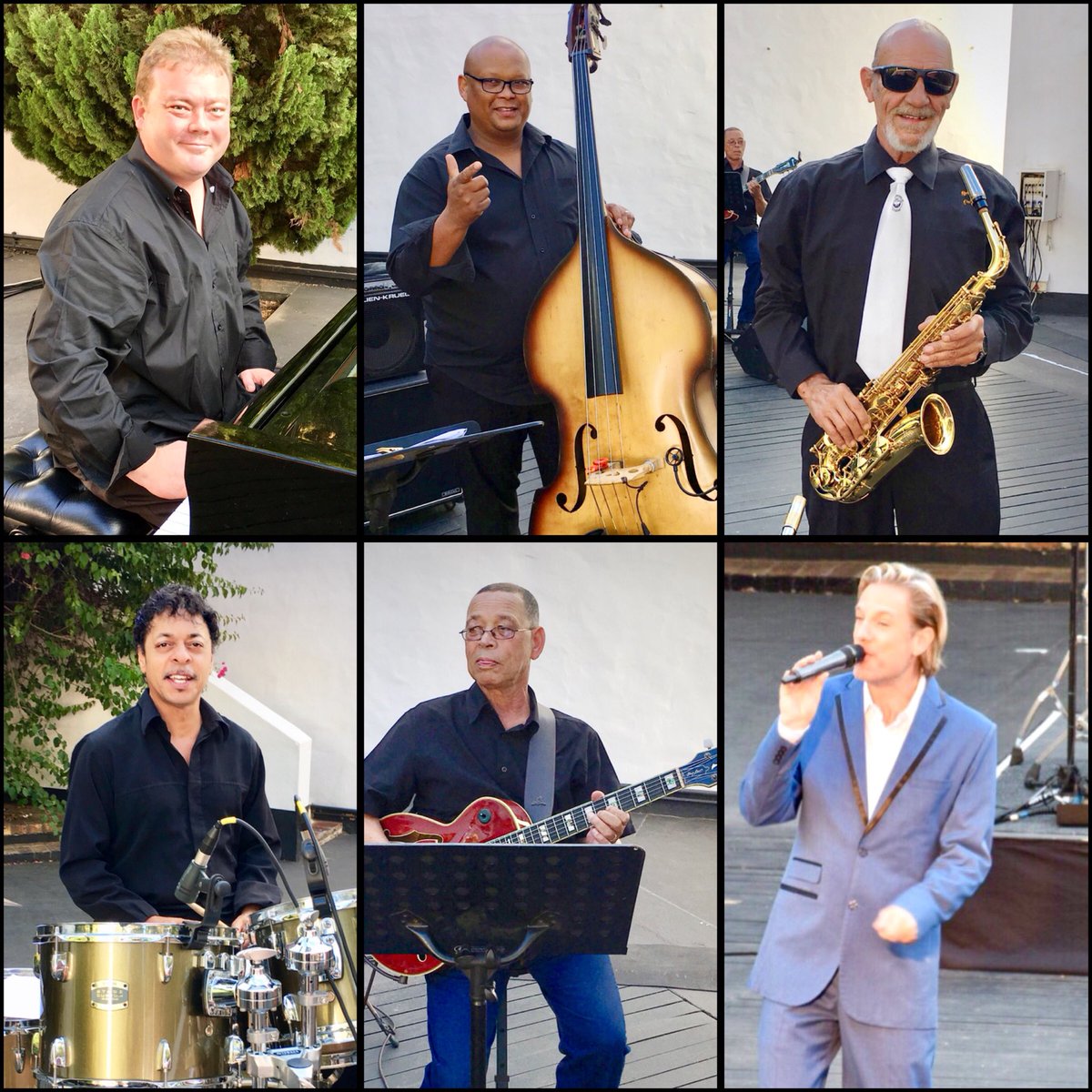 ikemoriz's tweet photo. 11.3.18 #IkeMoriz #SwingBand live at @Oudelibertas amphitheater - final show of the #FleurDuCap summer concert series at #OudeLibertas #MillenniumHitsTour2018 #LoveSwings #swing #crooner #jazz #latin #pop #IkeMorizSextet #MillenniumHits #IkeMorizOnTour https://t.co/qxB45TnDNT https://t.co/jUi3OI54Mp