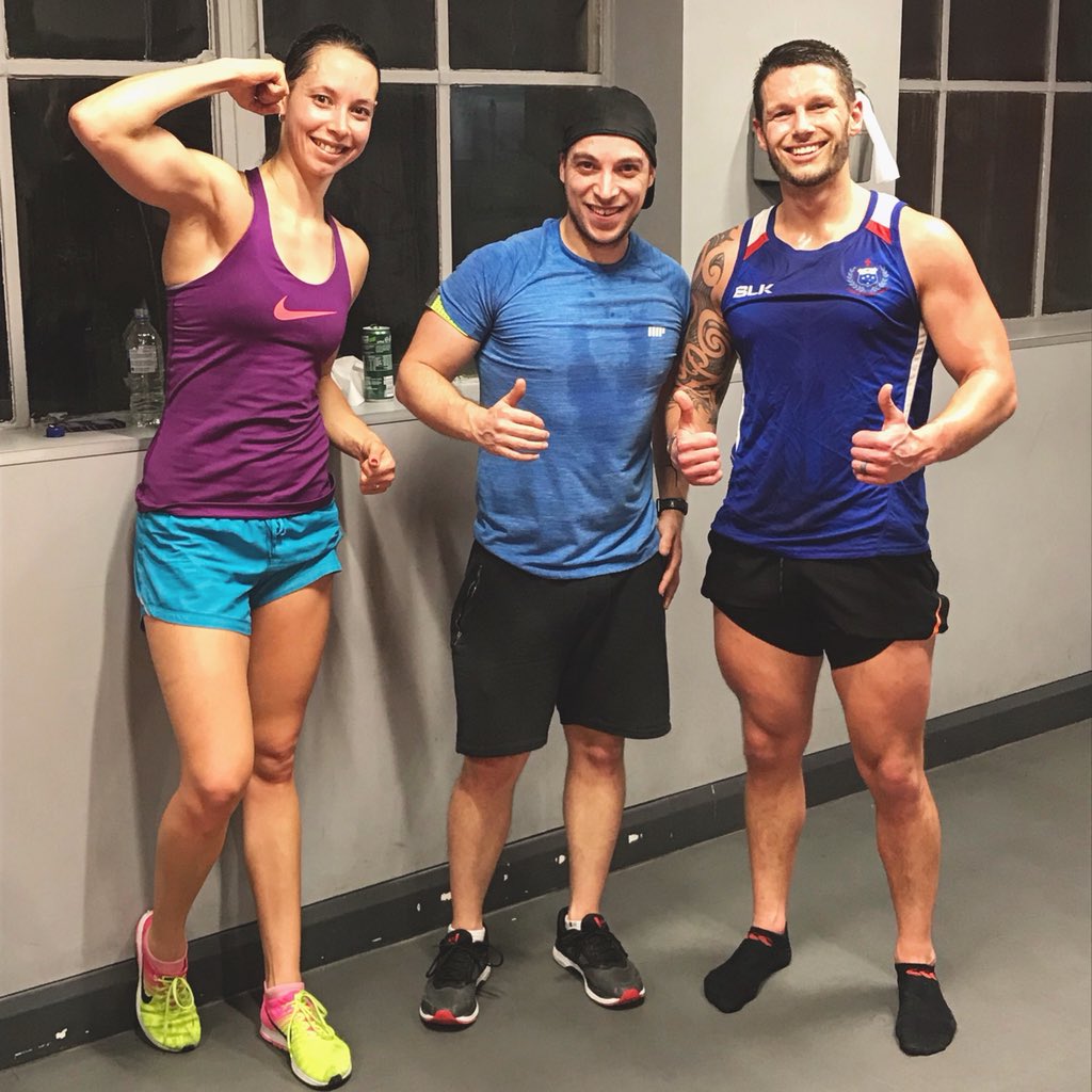 Getting that cardio done ✅ with @aronspanton.pt and @dawn_mereana @balhamff 

#thesweatisreal #sweat #cardio #hitt #wod #crossfit #workout #circuit #burpees #skierg #cleans #kettlebells #freestyle #fitnessfirst #personaltrainers