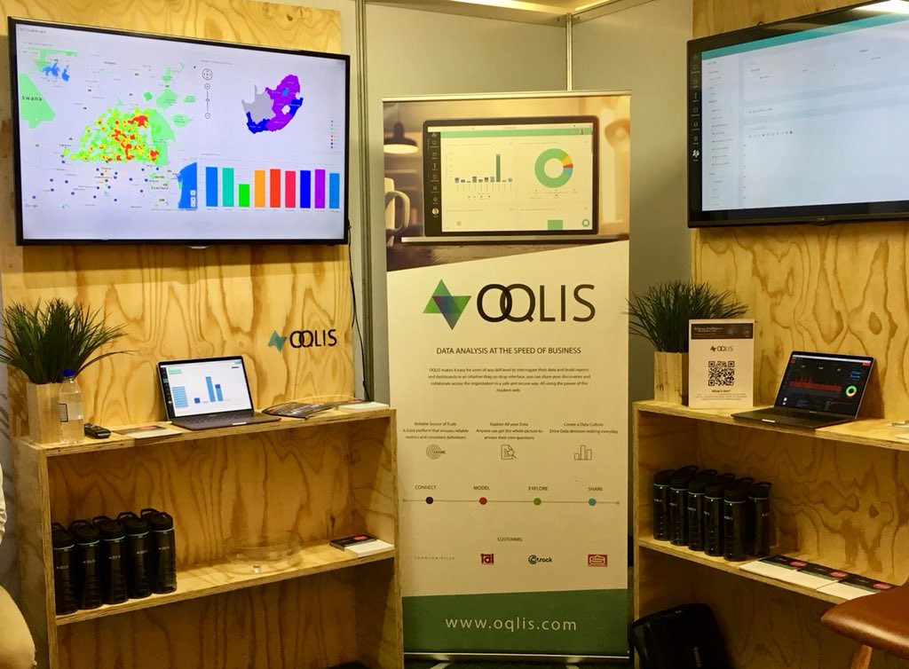 OQAnalytics's tweet image. If you want an enterprise grade analytics platform, locally developed  with great pricing for the whole company visit us at stand 1 to chat #ITWebBIA2018
