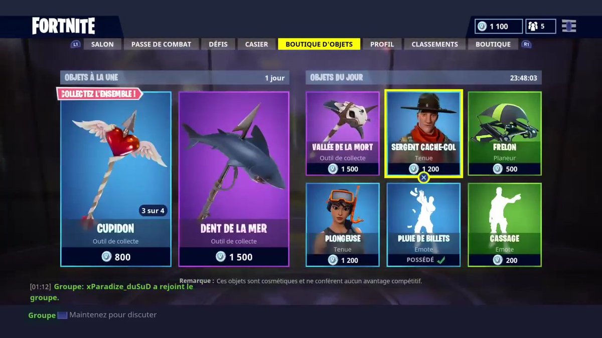 ShopFortnite's tweet photo. Boutique D'aujourd'hui 
💪 Nouvelle Émotes Cassage 💪 https://t.co/HGzobqorXp