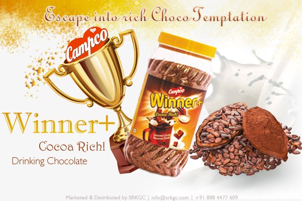 campcochoco's tweet photo. Escape into rich choco temptation - WINNER+ (Cocoa Rich!) Drinking Chocolate
#chocolate #chocolates #cocoa #DrinkingChocolate #yummy #tasty #Kids #campco #love #winnerplus #TuesdayMotivation #TuesdayThoughts #Tuesday https://t.co/wlcQebsn0s