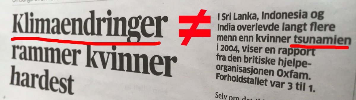 Tsunami en klimaendring? Really, <a href="/Aftenposten/">Aftenposten</a>? Interessant sak, men...