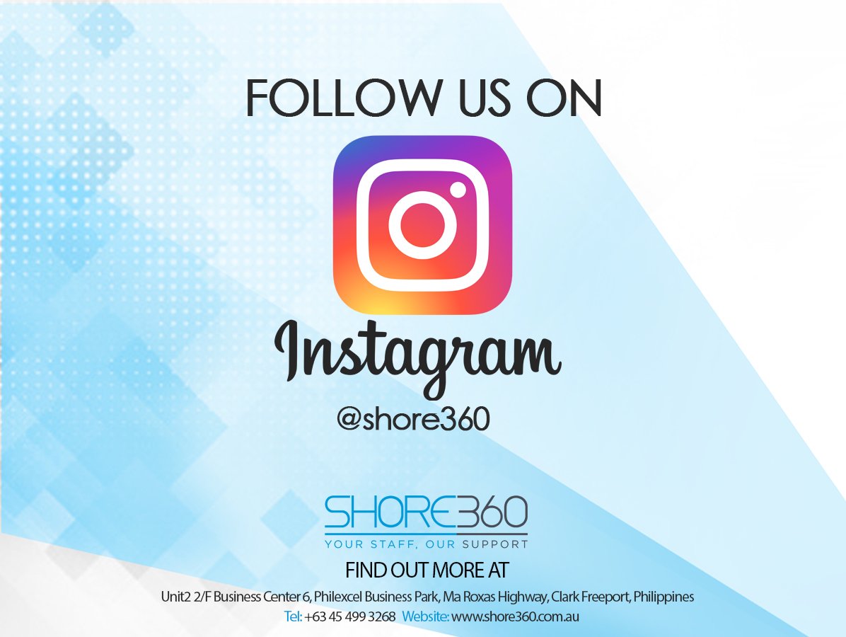 shore360inc's tweet photo. Looking for trusted #offshoreoutsourcing company in the #Philippines? Look No Further, #Shore360 is the answer! Start your #offshore journey with us.
Don't forget to follow us on #Instragram Shore360!
#YourStaffOurSupport #Business #SmallBusiness #StartUp #B2B https://t.co/HOY9XCa5i5