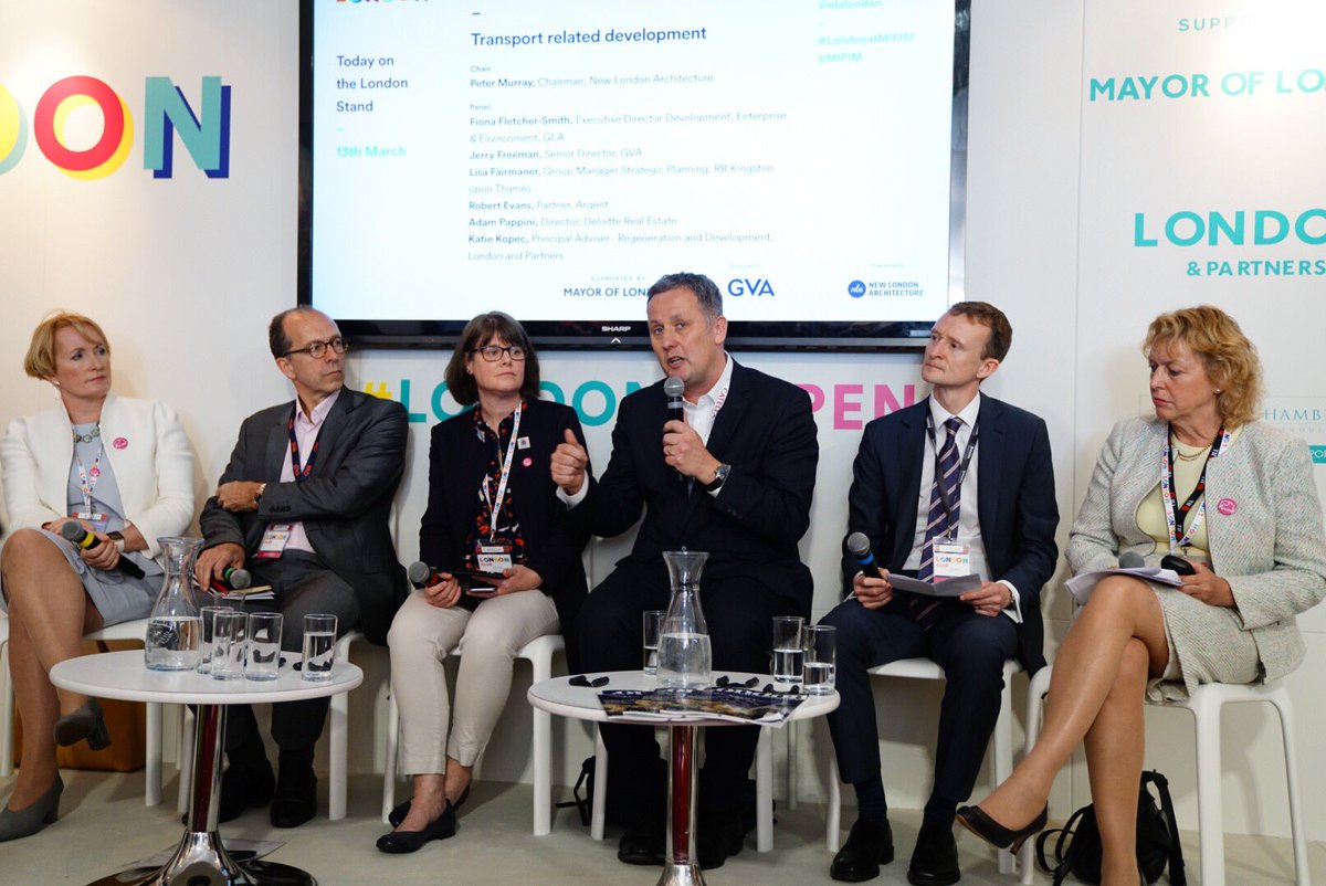 Robert Evans <a href="/ArgentLLP/">Argent</a> need for more investment in transport and infrastructure in London #londonatmipim #londonisopen #mipim #MIPIM2018