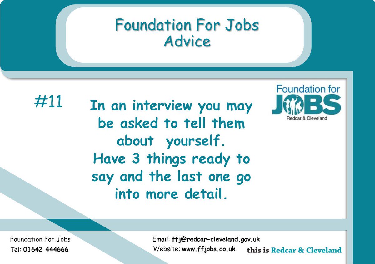 This will give you more to talk about rather than giving short answers. It will sound better! #InterviewTips #Tips