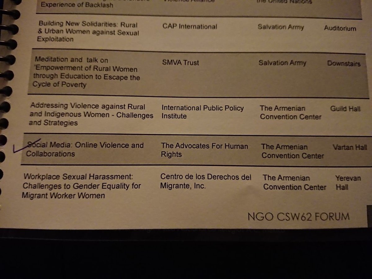 CSR_India's tweet photo. Our team attending a #parallel event at #CSW62 on #SocialMedia and #OnlineViolence. Do join us for our event #ReachTheUnreachable on 16th March, 16:30 pm! https://t.co/8oXBEztHHj https://t.co/N8zYcobdvA