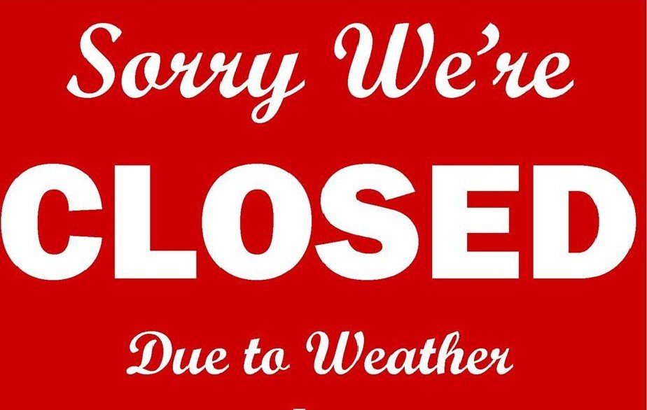 TakeoutGuys's tweet photo. For the safety of our drivers, we will be closed today. Stay warm and see you tomorrow! https://t.co/lhPbYP25xJ