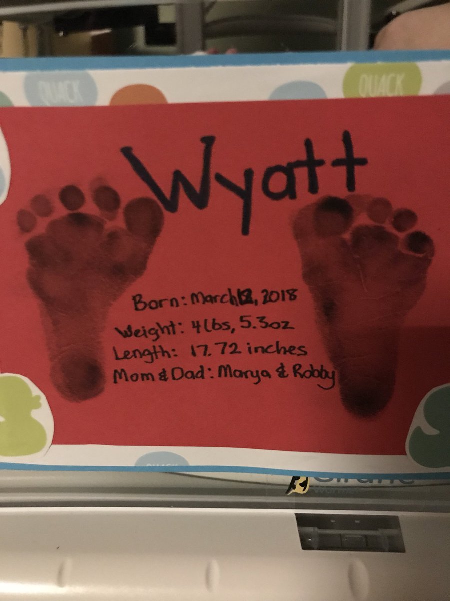 RobbyKetchell's tweet photo. So proud to welcome our son Wyatt Steel. #HomiesWithExtraChromies #TheLuckyFew #LittleWarriors https://t.co/PMzEacHRa5