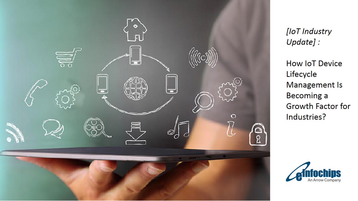einfochipsltd's tweet image. IoT #DeviceLifecycleManagement is aiding industries to transition their systems to “#Smart” ecosystems. It plays a much important role in enabling a broader view on entire device infrastructure. Let’s take a look at how an IoT DLM is helping Industries: hubs.ly/H0bhfqv0