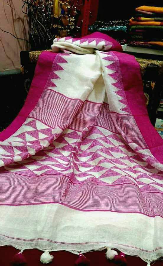 SharonSarees's tweet photo. Pure linen jamdhani sarees @SharonSarees 

#saree #sharonsaree #silk #sareeourpride https://t.co/FkZi4s8RQg