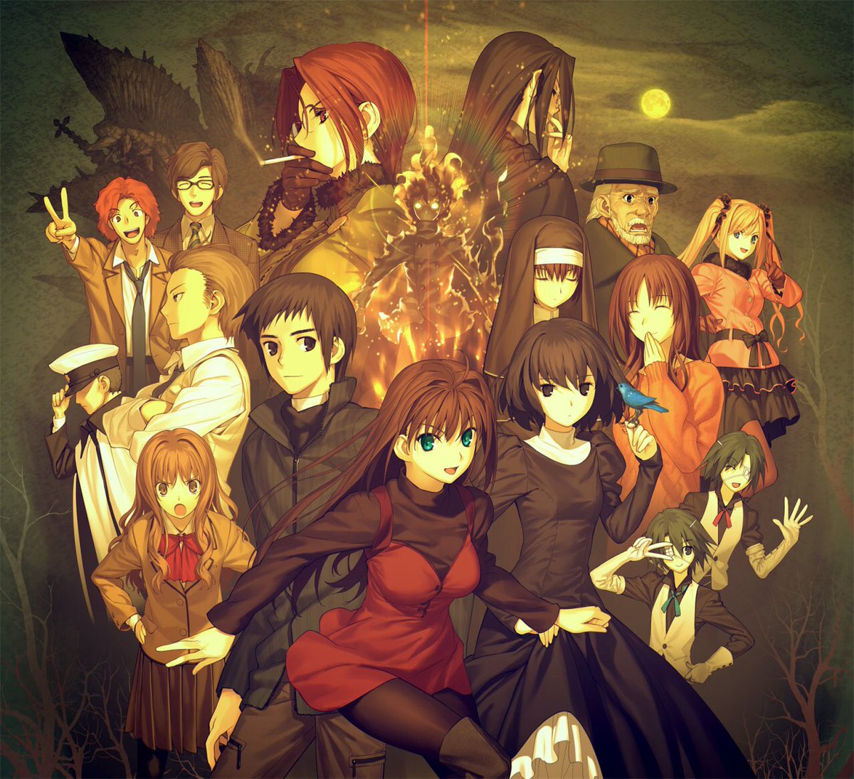 インデックス 橙子さん好きの人は魔法使いの夜もやってくれ 妹の青崎青子が主人公の作品だけど橙子さんも出て来て姉妹でガッツリ出番あるからw 作中の時代は1980年代だから空の境界 月姫 Fate Staynightより時代が前だから2人とも若いしw Fgo Fatego