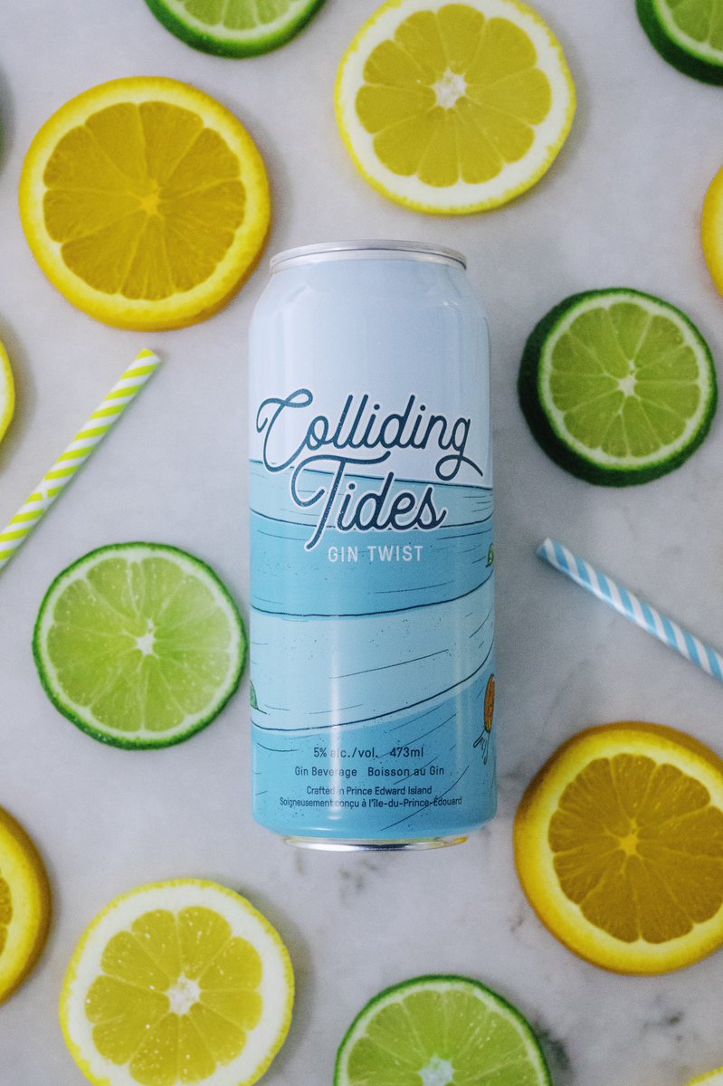 PEI gin + refreshing citrus + just the right amount of sweetness &amp; carbonation. Available in PEI and New Brunswick soon.