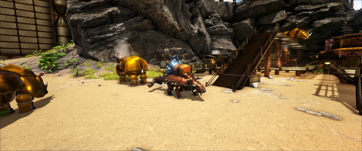 iSPEZZ's tweet photo. Shock Ankylo Armor #ArkModProgram #playArk @Jatheish @survivetheark @ZenRowe #ArkSteampunk https://t.co/Ok3RA3tYkj