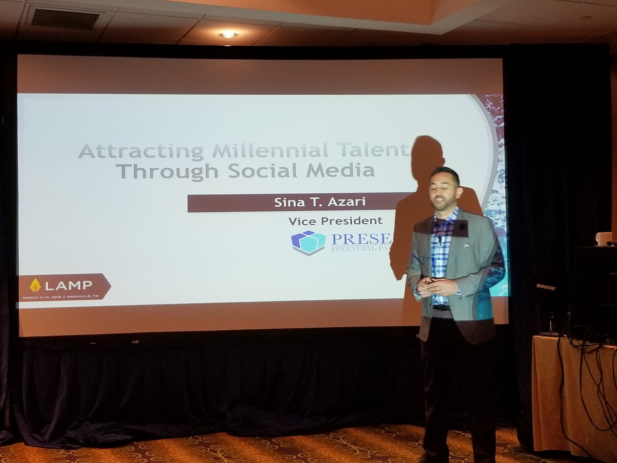 ScottMMcMaster's tweet photo. Sinai Azari kicking off Tuesday morning. Social media and positive energy of giving Rules!!! @CeoAccredited #ivari #LAMP18 #LAMP2018 https://t.co/Xi7J1xz1XK