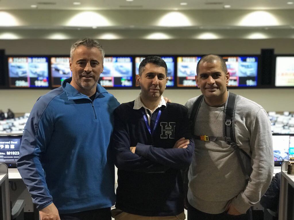 Auto Trader Japan Top Gear Hosts Matt Leblanc Matt Leblanc And Harrismonkey Chris Harris Join Nick Demetriou At The Uss Tokyo Car Auction In Chiba Japan Top Gear Series 25 Episode