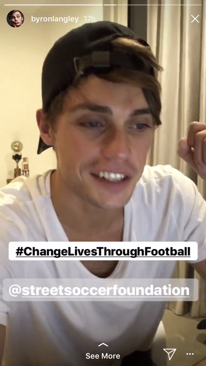 streetsoccerfdn's tweet photo. The wonderful @byron100 has been shouting about us on his #instastory! 

Check him out ⚽️👍🏽🙌🏼❤️ 

#instagram #instafamous https://t.co/AorecshPBe