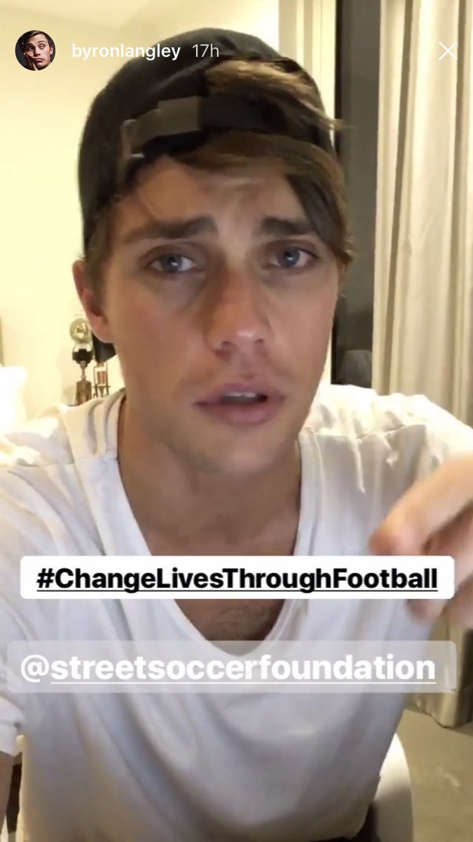 streetsoccerfdn's tweet photo. The wonderful @byron100 has been shouting about us on his #instastory! 

Check him out ⚽️👍🏽🙌🏼❤️ 

#instagram #instafamous https://t.co/AorecshPBe