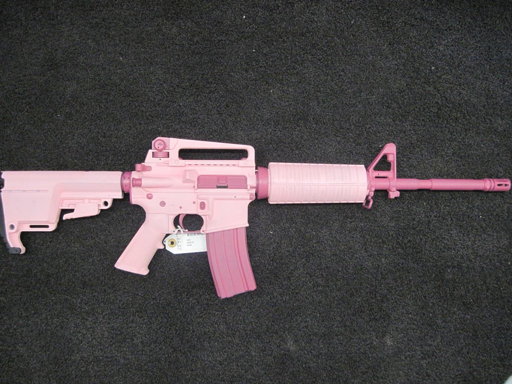 Make every AR15 pink and the grabbers will leave us alone. 