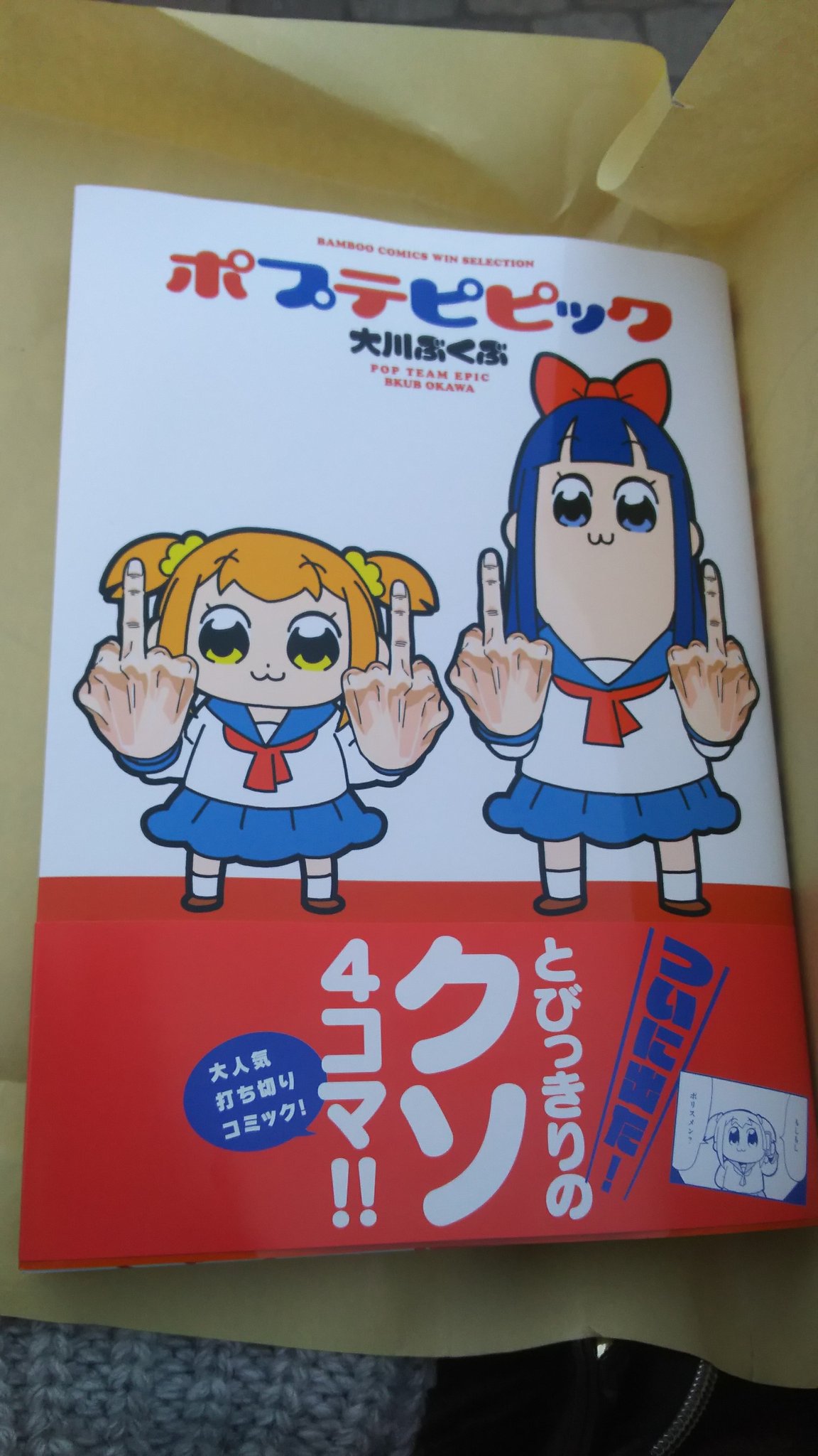 自由気ままに更新する柚紗 Pa Twitter ポプテピピック クソ面白い そしてハマる ４コマ漫画として最高 ポプテピピック 4コマ漫画 ギャグ漫画 満載 大川ぶくぶ ポプ子 ピピ美 T Co Mclc9y5lrp Twitter