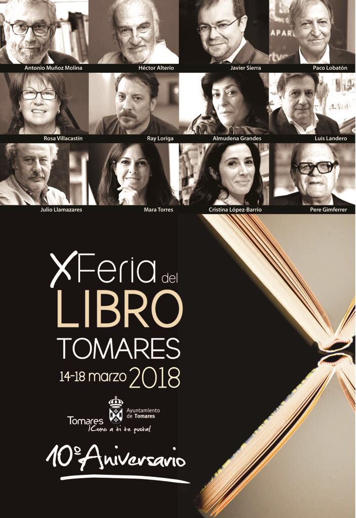 Javier__Sierra's tweet photo. Este sábado estaré en la #FeriaDelLibro de @Tomares_es (20.30h) para presentar #ElFuegoInvisible #PremioPlaneta2017 ¡Te espero! 
Mañana, la primera feria literaria de la temporada abre sus puertas. https://t.co/8xMqgfmzum