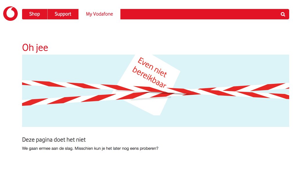 koppelaar's tweet photo. @vodafoneNL Klopt het dat My Vodafone down is? https://t.co/I7WaBjJv5n