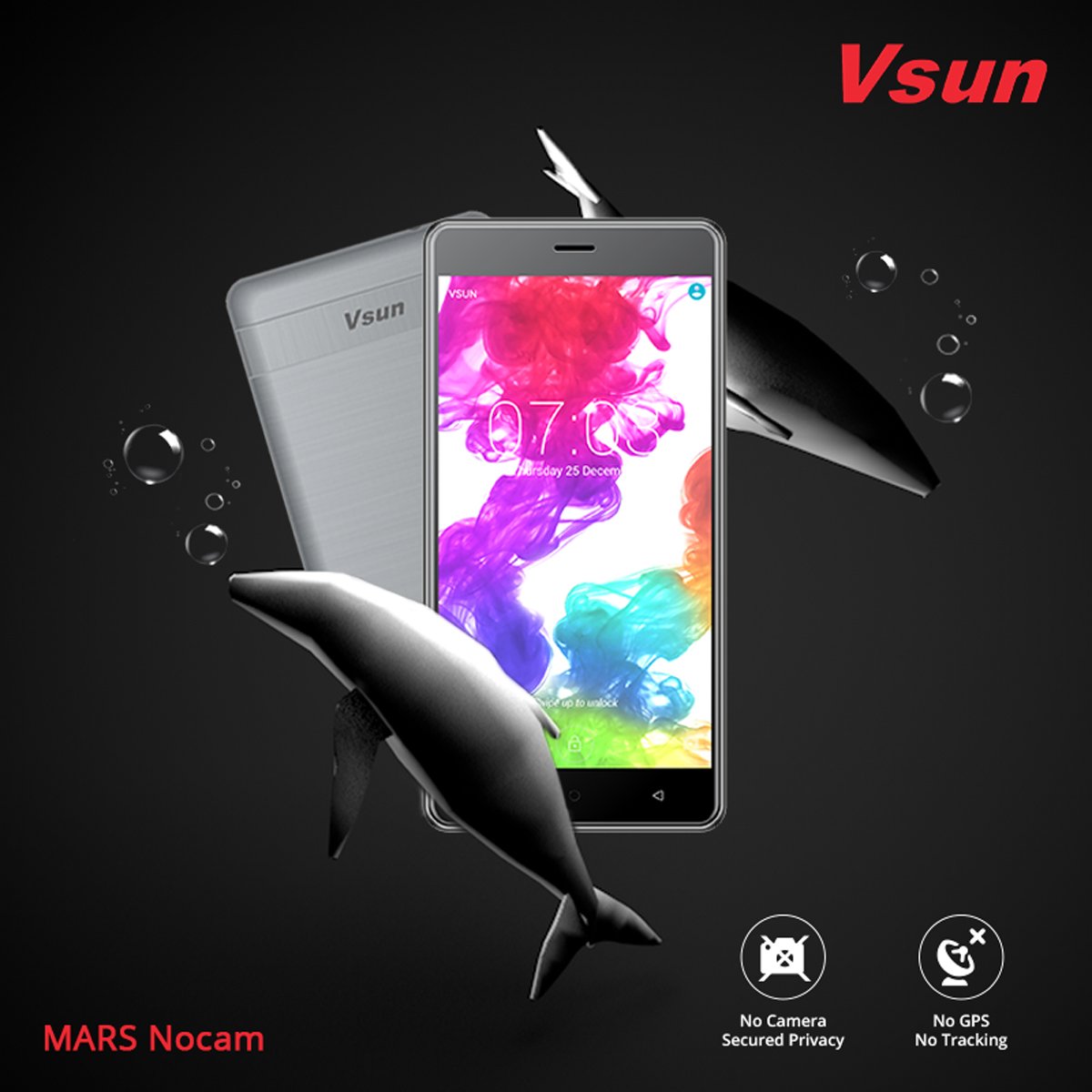 VsunMobility's tweet photo. Sometimes we need a device to hide confidential images and secure location to maintain privacy and security. With #Vsun #MARS #Nocam, entrust your privacy with no camera and no GPS tracking.

#vsun #android #no_camera #no_GPS #no_tracking #privacy #security #secure #smartphone https://t.co/oyQMSqgcQE