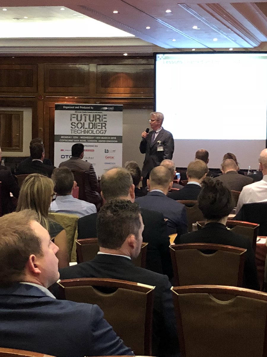 SAEMGDefence's tweet photo. Day 2 of Future Soldier Technology kicks off with Colonel (Ret'd) Richard Hansen, Former Program Manager, Soldier Warrior, PEO Soldier, US Army recapping on the focus day.

https://t.co/tYiEWYZEv8 
#futuresoldiertechnology https://t.co/VLWRdhVip3