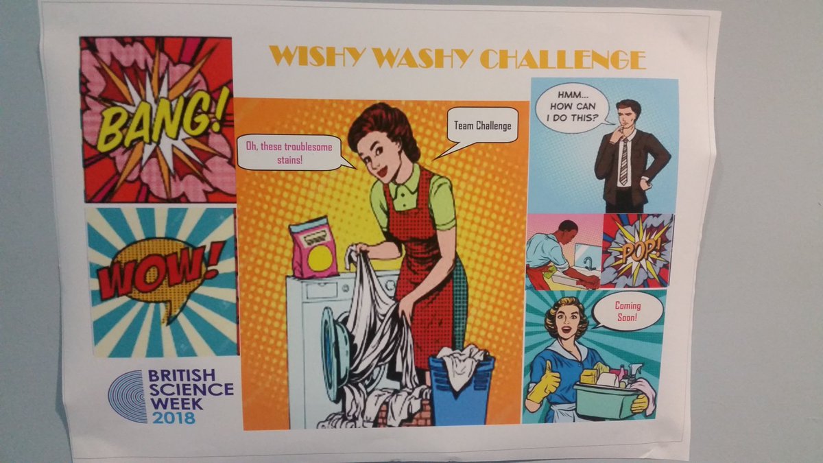 Wishy washys challenge! Make a washing powder to remove a stain <a href="/acc_academy/">Accrington Academy</a> <a href="/AAScienceDept/">AA Science Dept</a> #BSW18