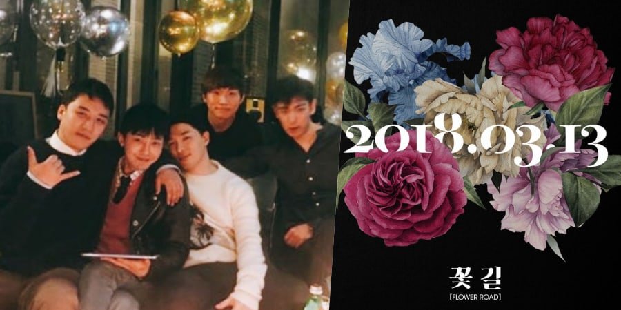 SoompiSpanish's tweet photo. #BIGBANG impresiona como 5 con el nuevo single "Flower Road"  https://t.co/mOt3vYM3WX https://t.co/8pcoUUsHC2