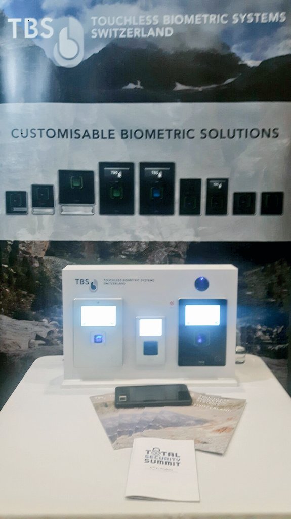 TBSBiometrics's tweet photo. Another day at the @TSSummit with TBS Biometrics. Secure by Nature. #TSSummit https://t.co/8j0IxYEOtg