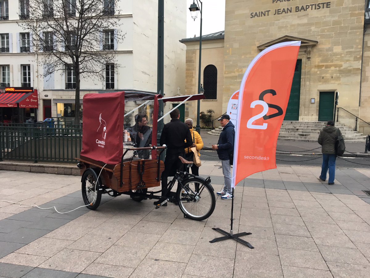 AgenceWelove's tweet photo. @secondesk_paris vous offre le petit déjeuner ce matin avec @AgenceWelove ☕️ #secondesk #coworking #coffeetruck #neuilly https://t.co/5C4mPmkjv8