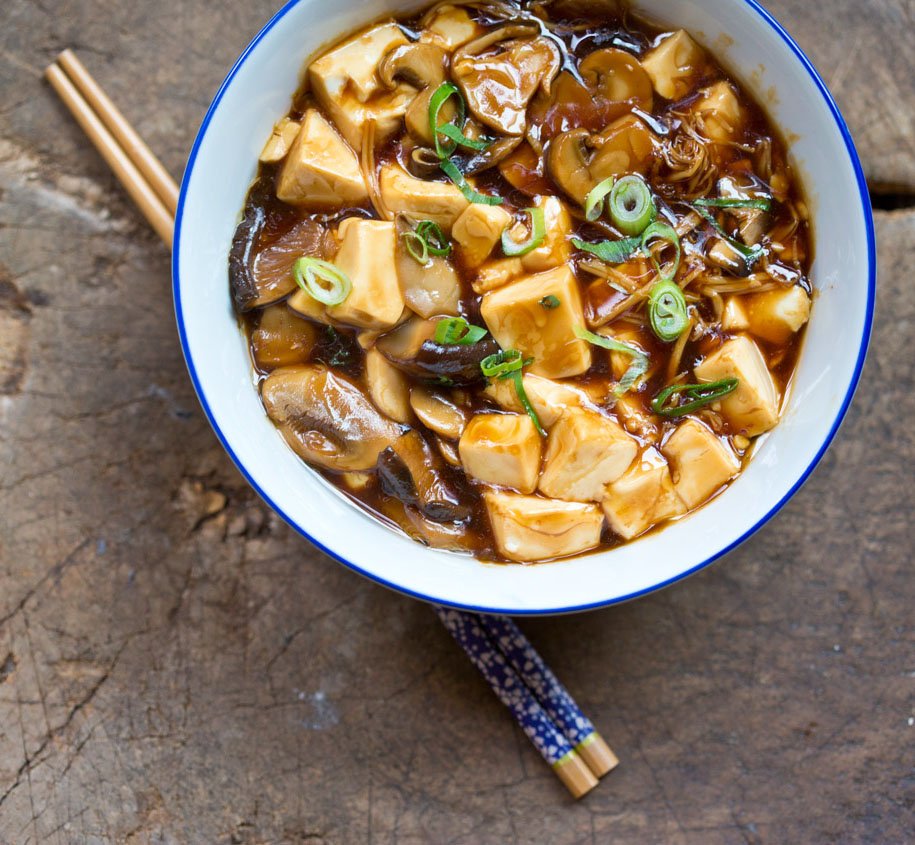 A tofu bowl is good for the soul. #davidsprahran