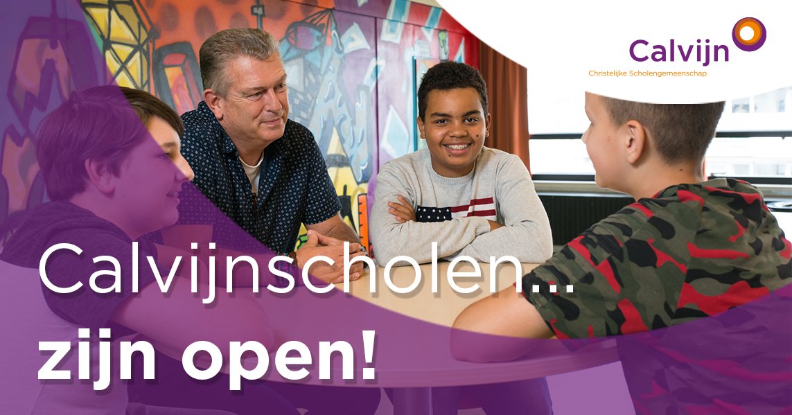 We motiveren leerlingen te delen wat hen raakt.

Alle Calvijnscholen zijn verschillend, maar delen wel dezelfde kernwaarden. Met beelden laten wij de komende tijd zien waar wij voor staan. Lees meer op calvijn.nl/typisch-calvijn.