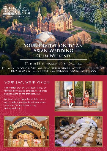Wedding Venue Offers (@ukweddingvenues) on Twitter photo <a href="/KELHAM_HALL/">Kelham Hall</a> invites you to an Asian Wedding Open Weekend this Saturday and Sunday 10-4 bit.ly/2Gq2AsD #wedding #nottinghamshire <a href="/KELHAM_HALL/">Kelham Hall</a> invites you to an Asian Wedding Open Weekend this Saturday and Sunday 10-4 bit.ly/2Gq2AsD #wedding #nottinghamshire